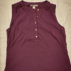 Banana republic eggplant tunic size small